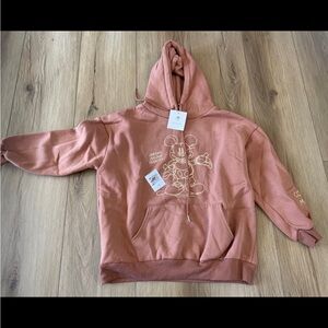 Korean Designer Mickey Character Hooded Sweatshirt X-Large